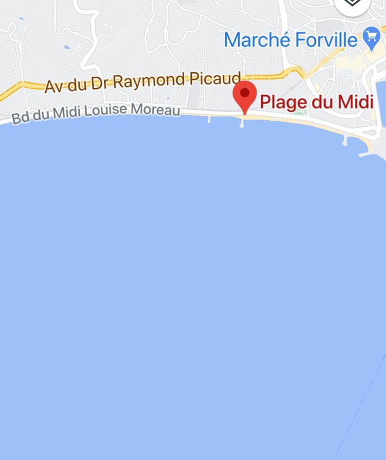 Appartement Rooftop, Premiere Ligne, Vue Mer, 50M De Plage Du Midi Cannes Exterior foto